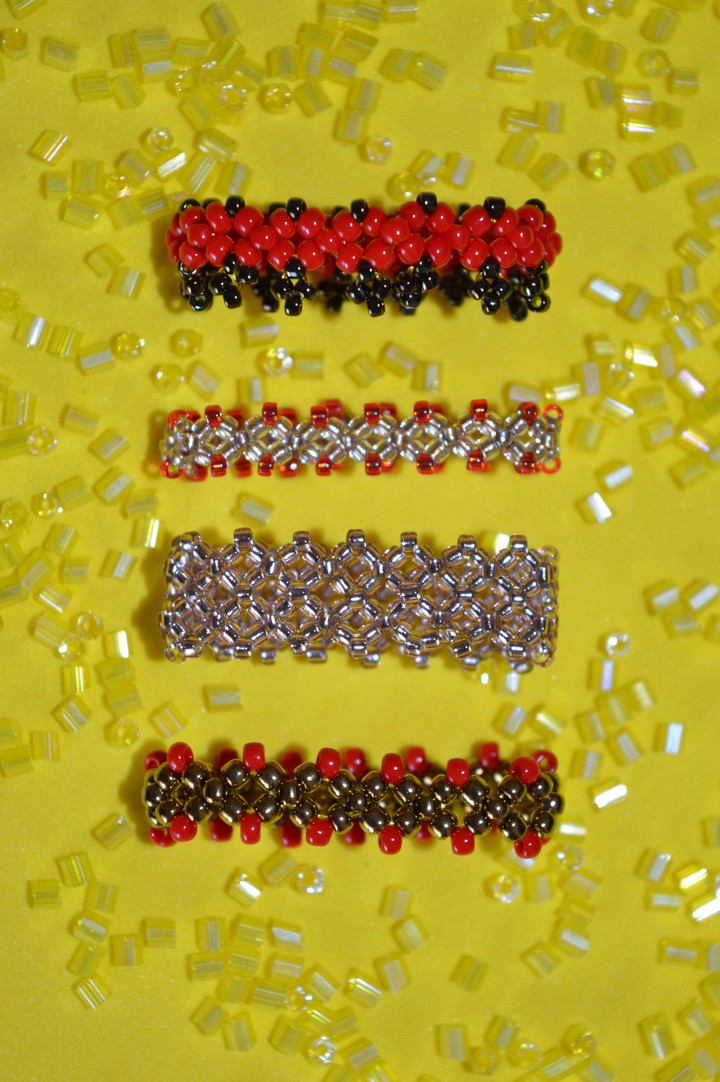 beaded rings