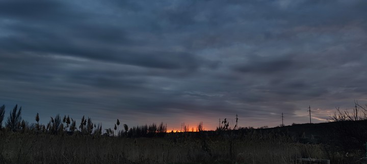 storm sunset