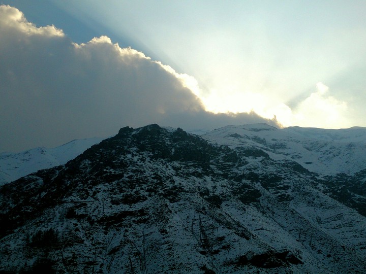 The mountains of North of tehran,l avasan