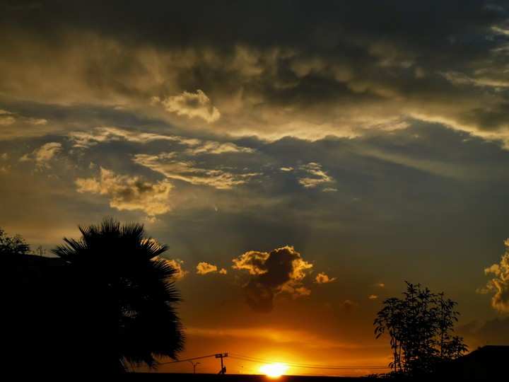 Atardecer en la ciudad.