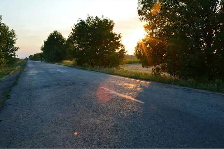 Beautiful Sunrise and Road