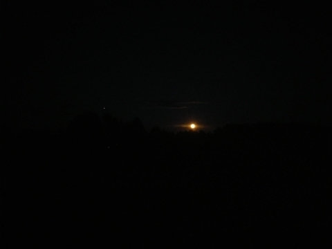 Only the bloody moon and the lonely star