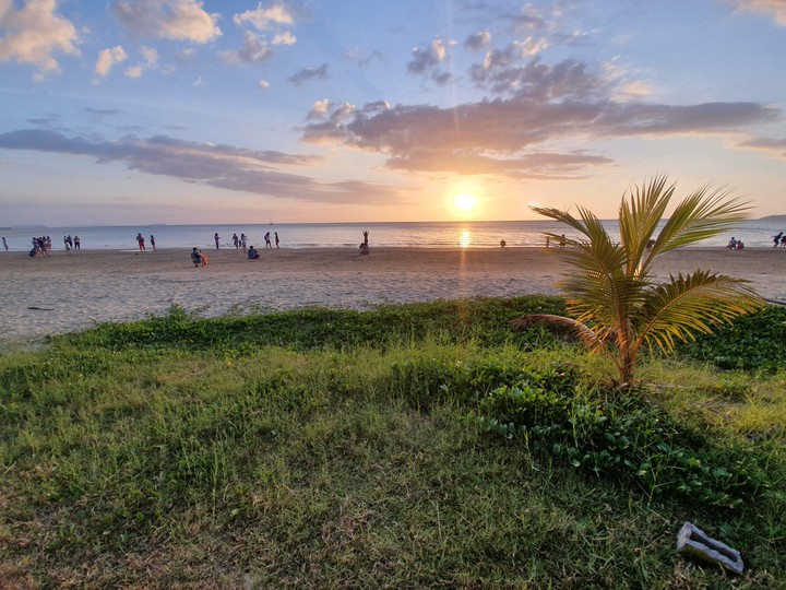 sunset in kotakinabalu