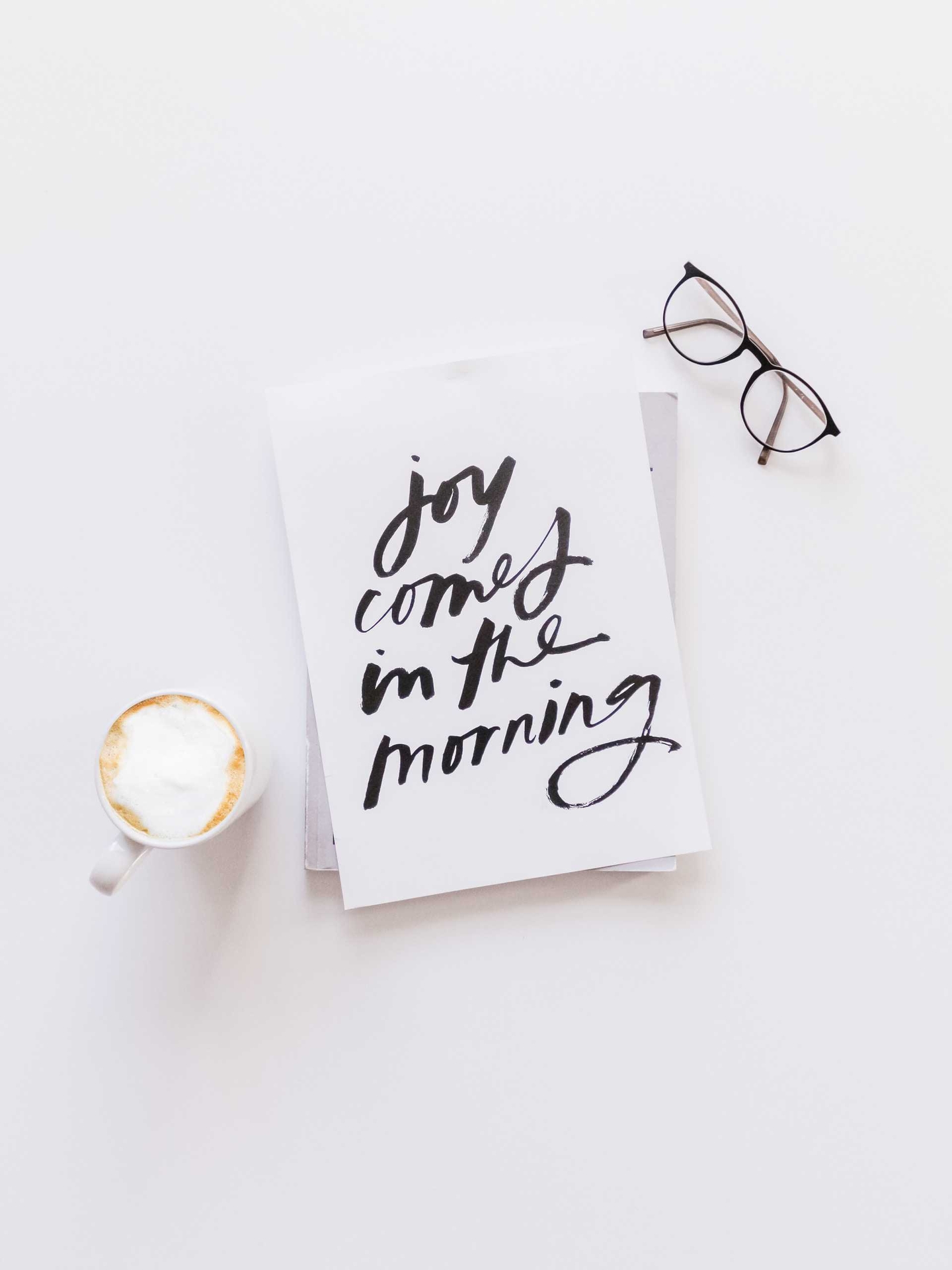 Morning Joy comes in the morning...