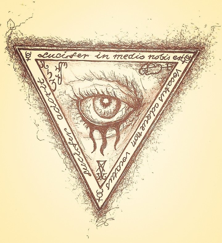 one eye