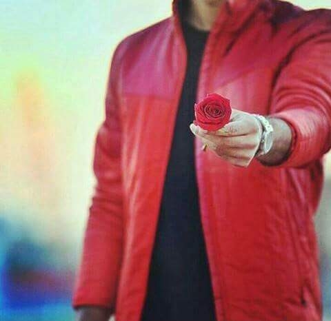 Guy With Red Rose...