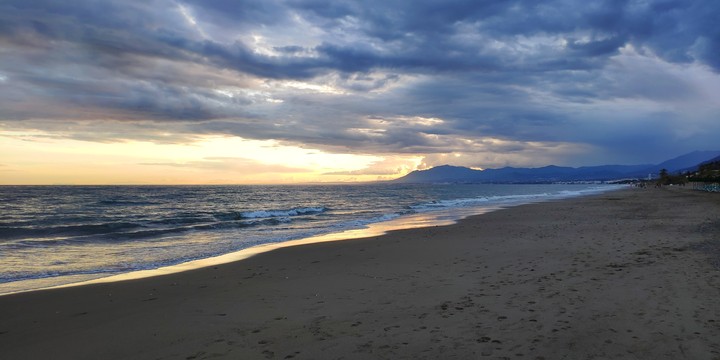 somewhere at the beach