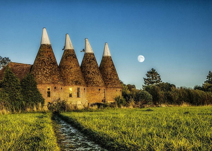 traditional oast house