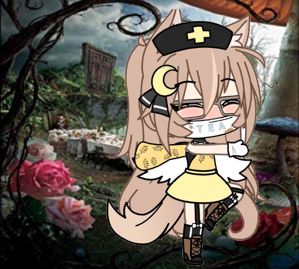 Gacha Aleigha in wonderland having a tea party!