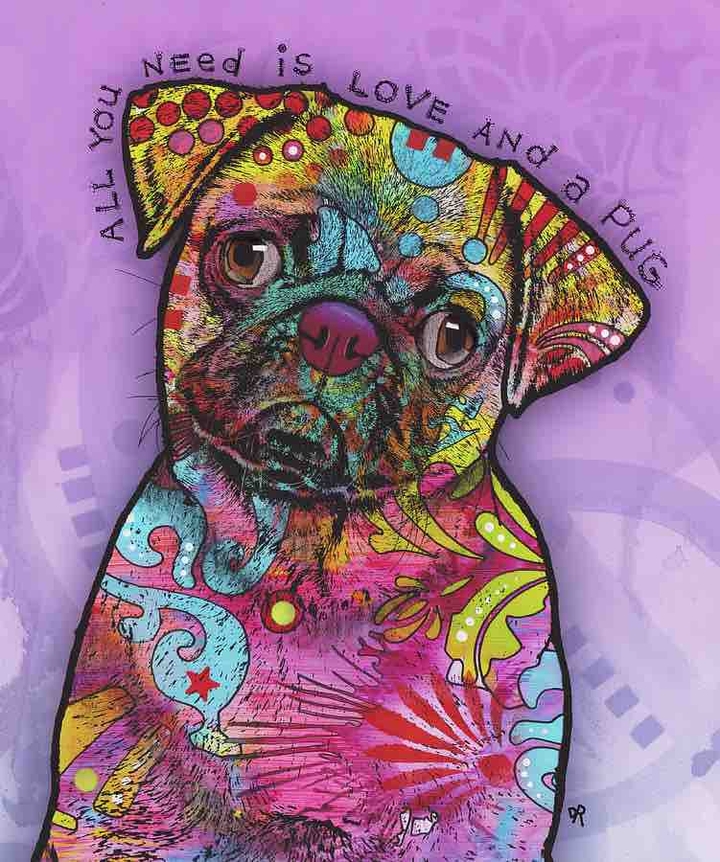 pug in art