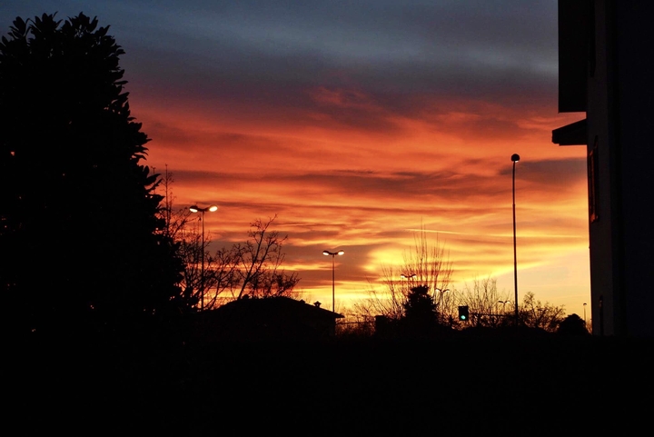 Sunset in Italy