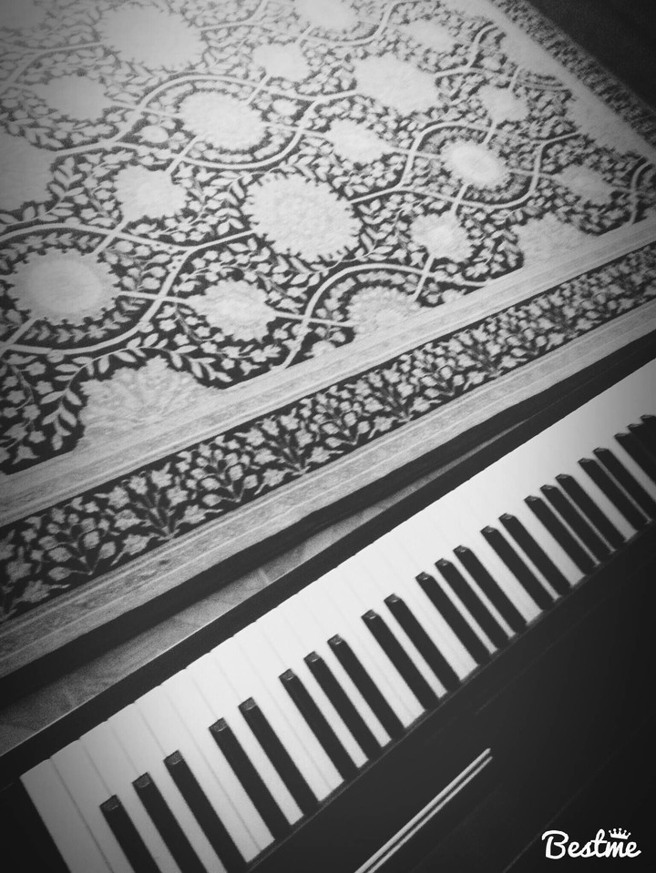 the piano