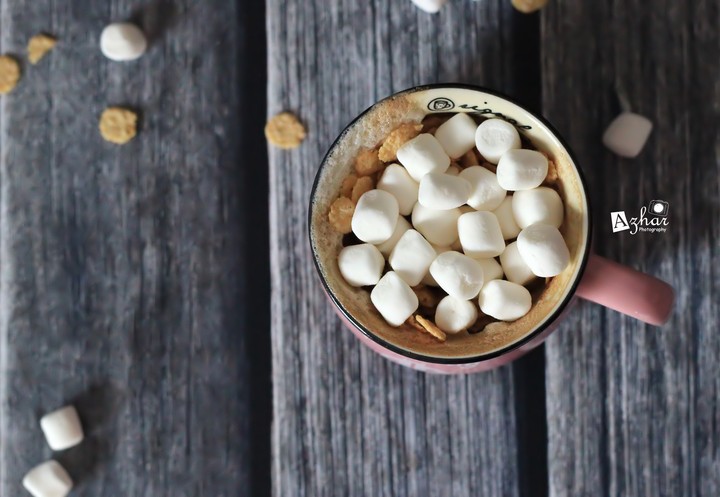 cup of marshmallow