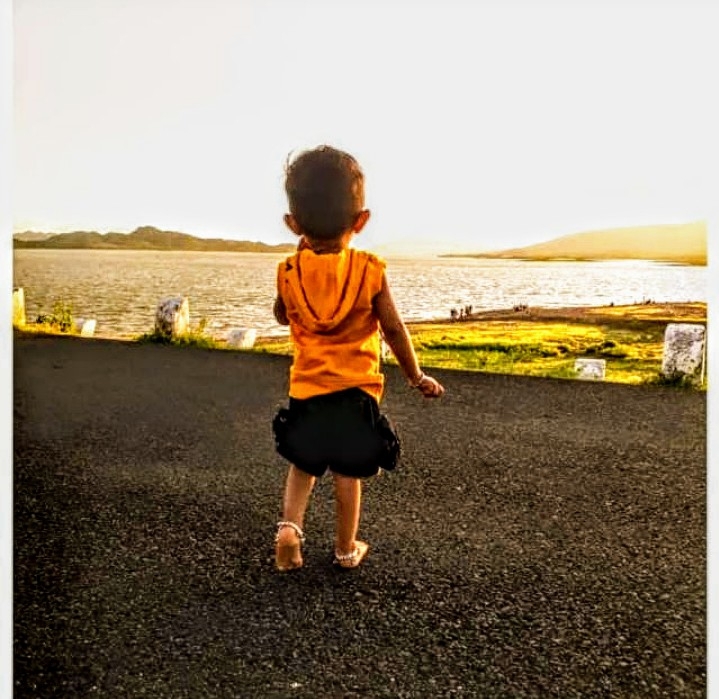 alone cute girl