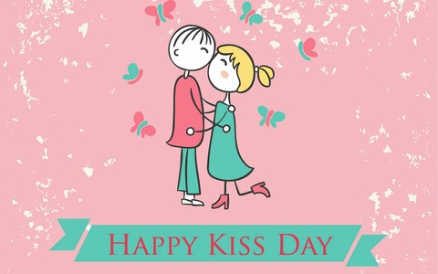 Happy kiss day ??