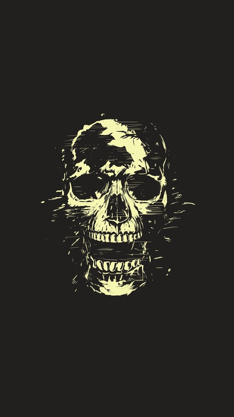 angry skull