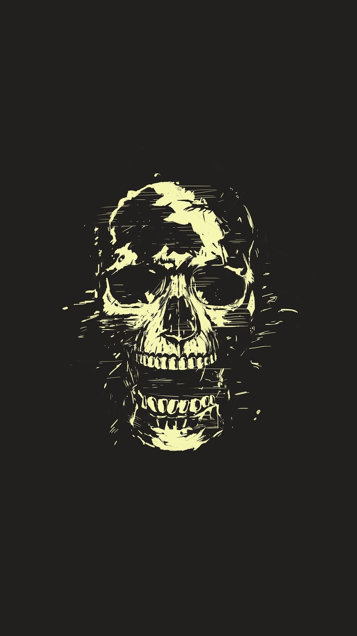 angry skull