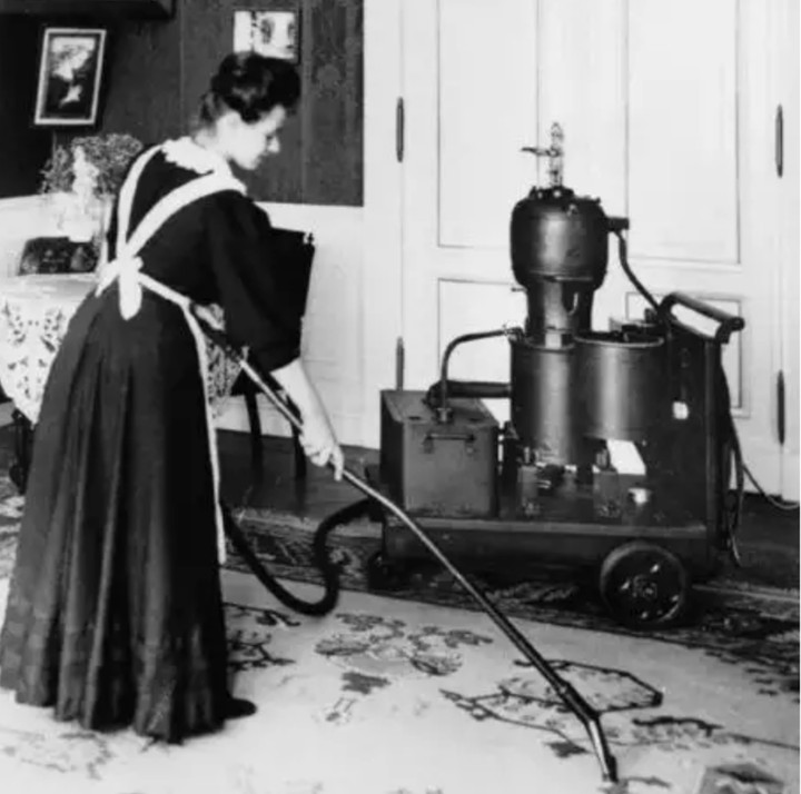 hoovering a century ago