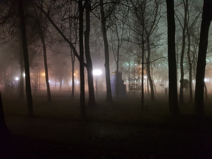 misty