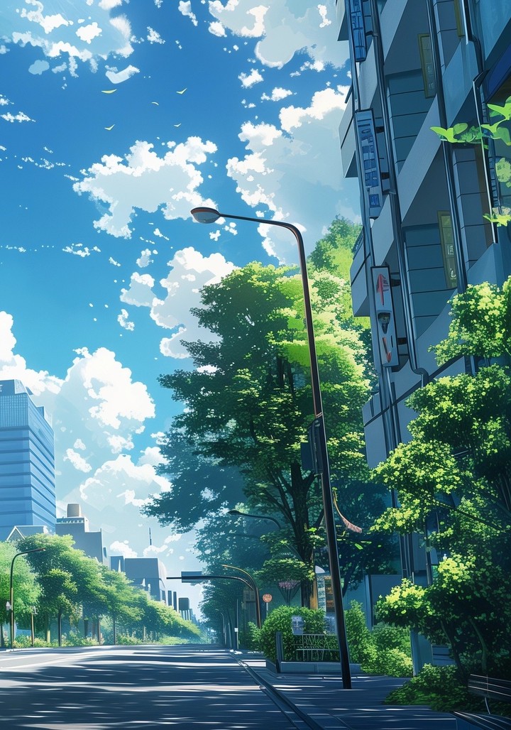 Vegetation, High-rise_building, Metropolis