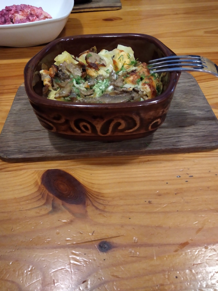 Картошка с грибами