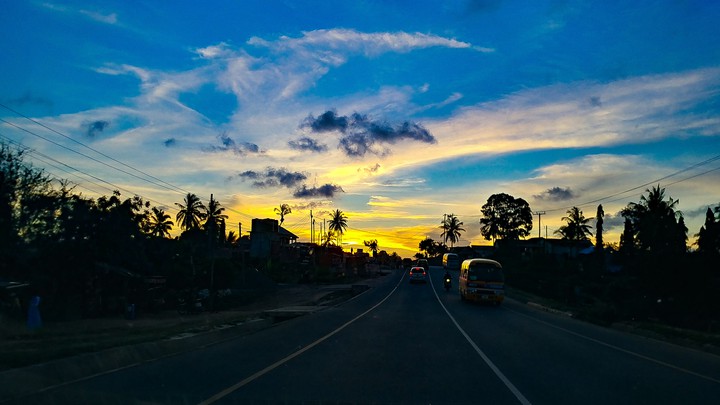 Evining driving