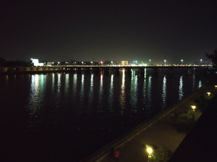 The Night View at Sabarmai Riverfront