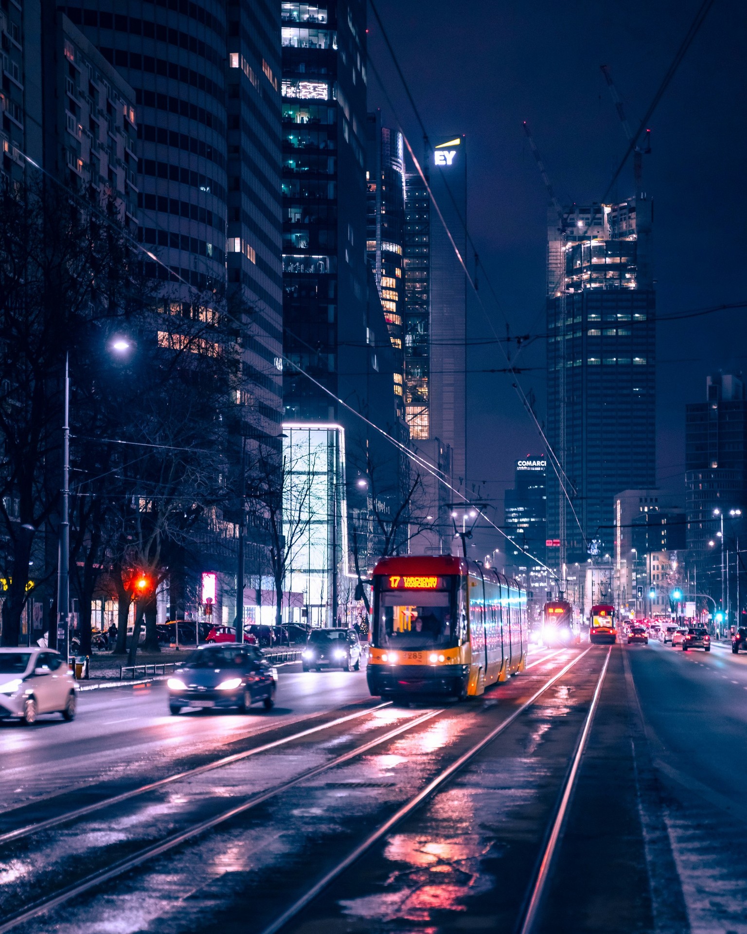 tapety lighting, road