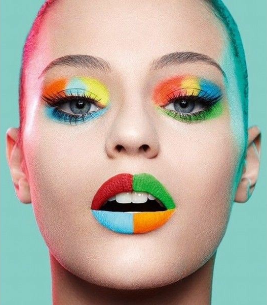 rainbow girl