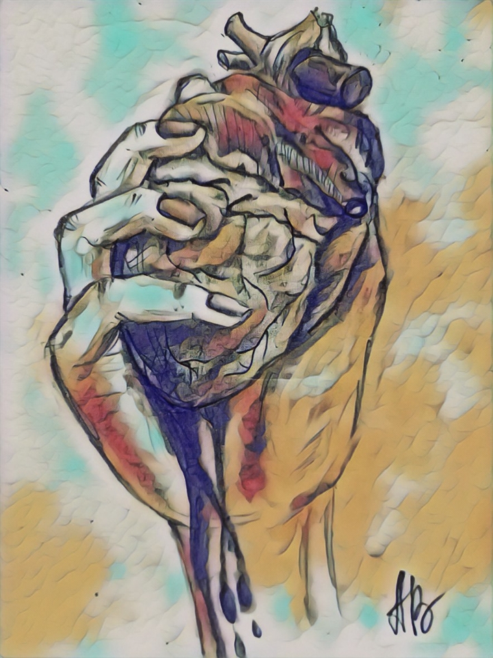 in my hand