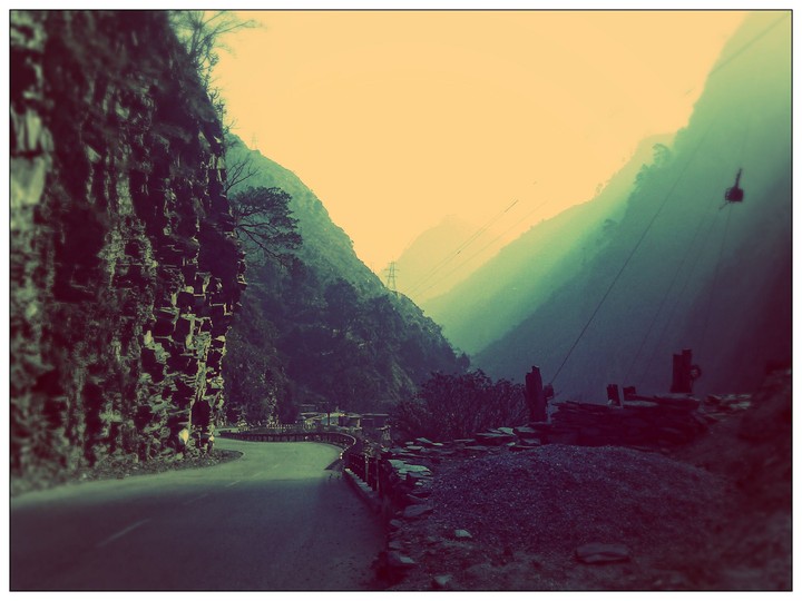 Hilly terrain