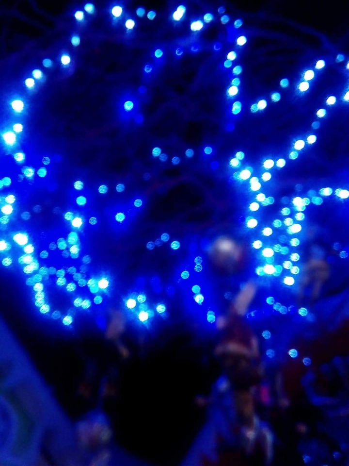 There is a light