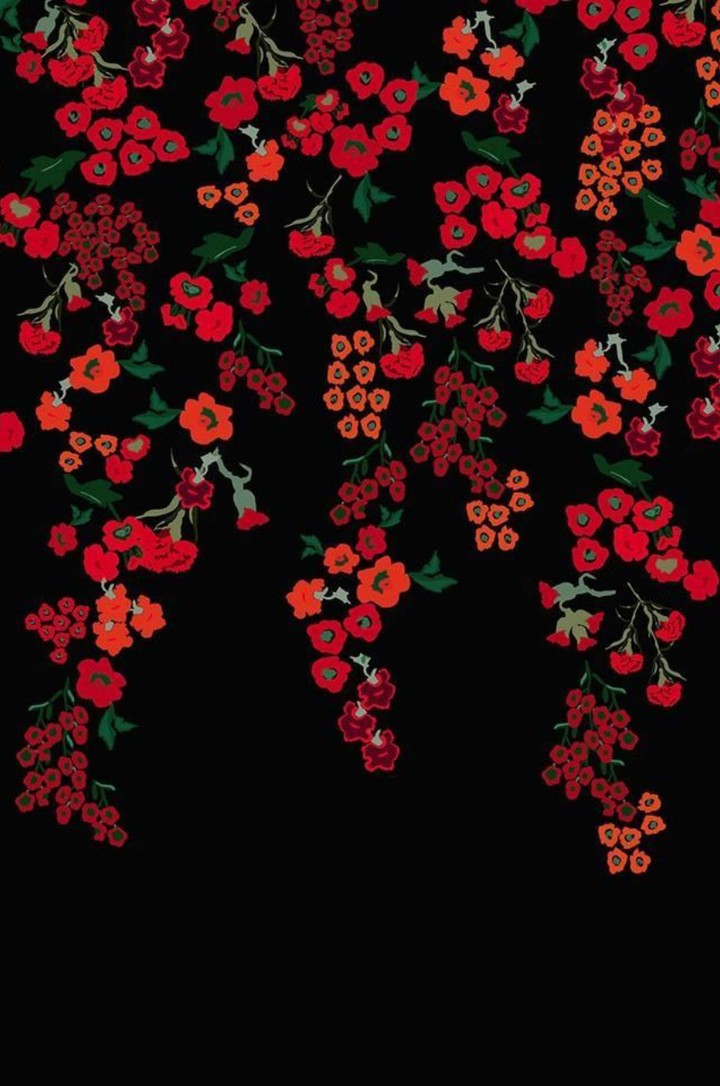 Flowers red