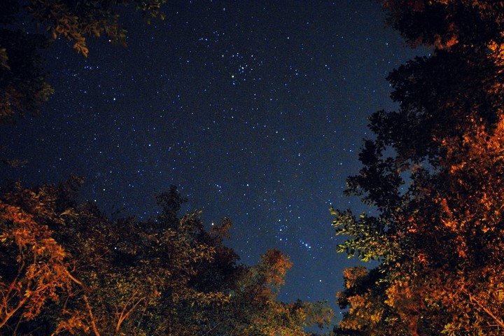 Outside
