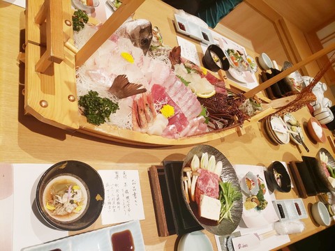 fonds d'écran seafood, Sashimi