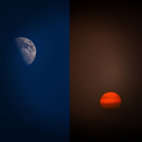 sun and moon
