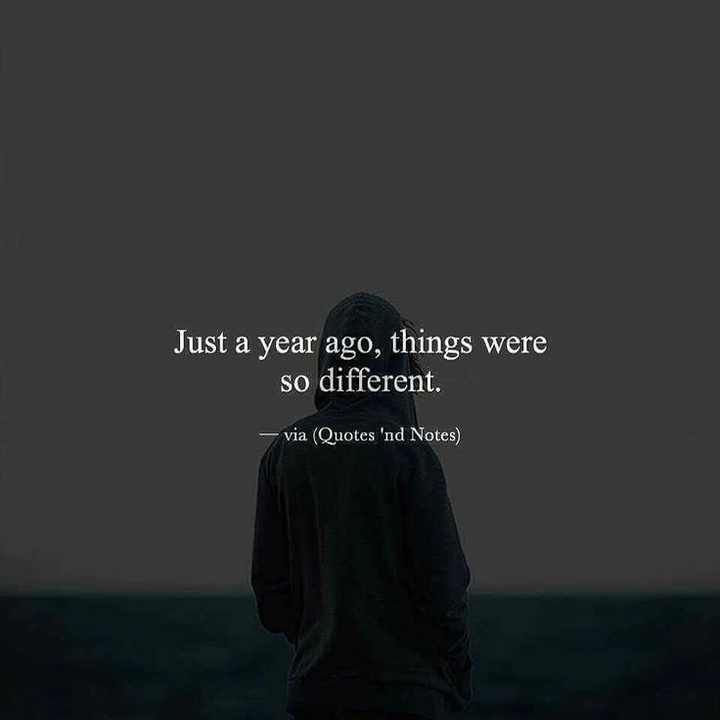 just a year ago.