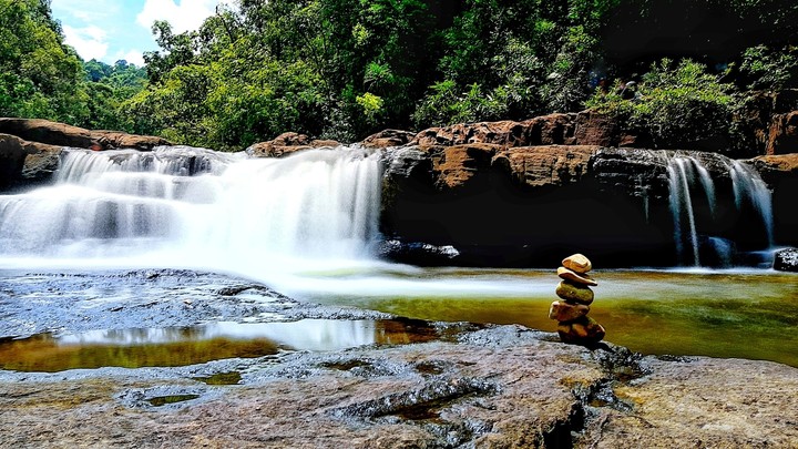 waterfall place for relax