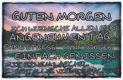 Guten Morgen