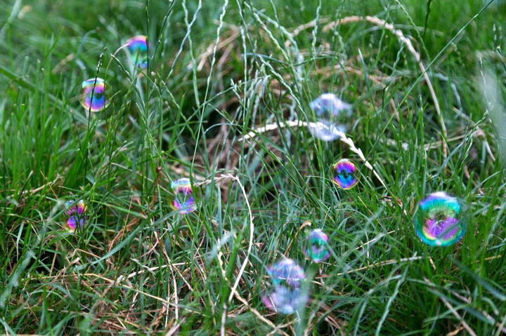 soap bubbles