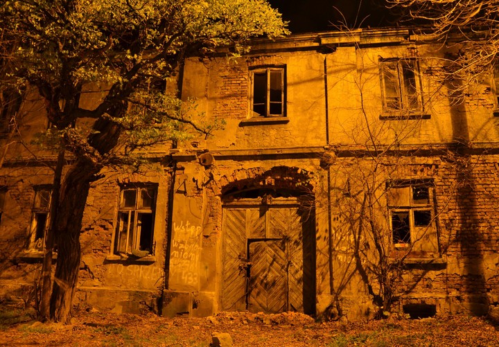 Ruins of an old tenement