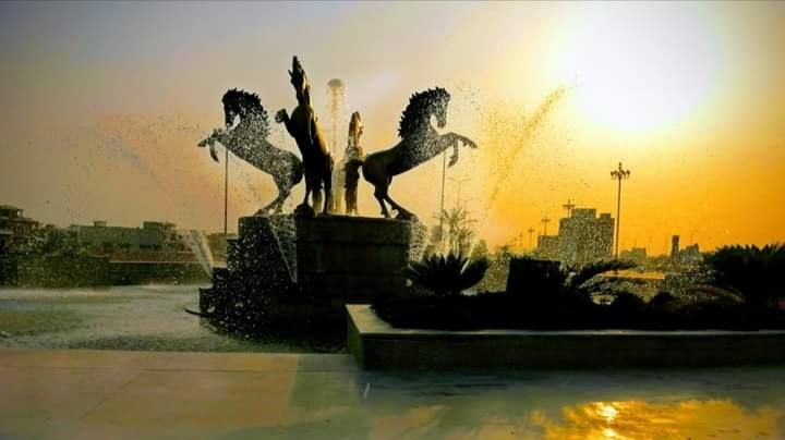 Beautiful sunset Lahore