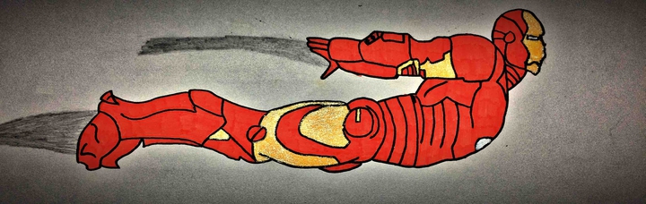 The Ironman sketch made by me