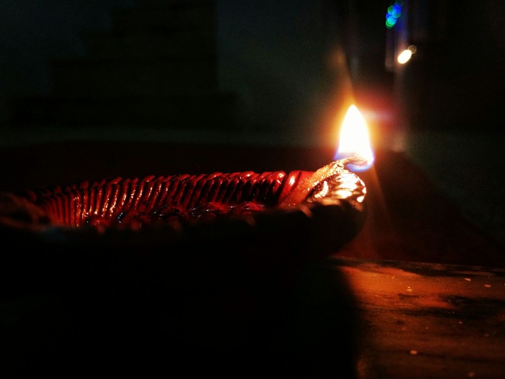 light behind darkness