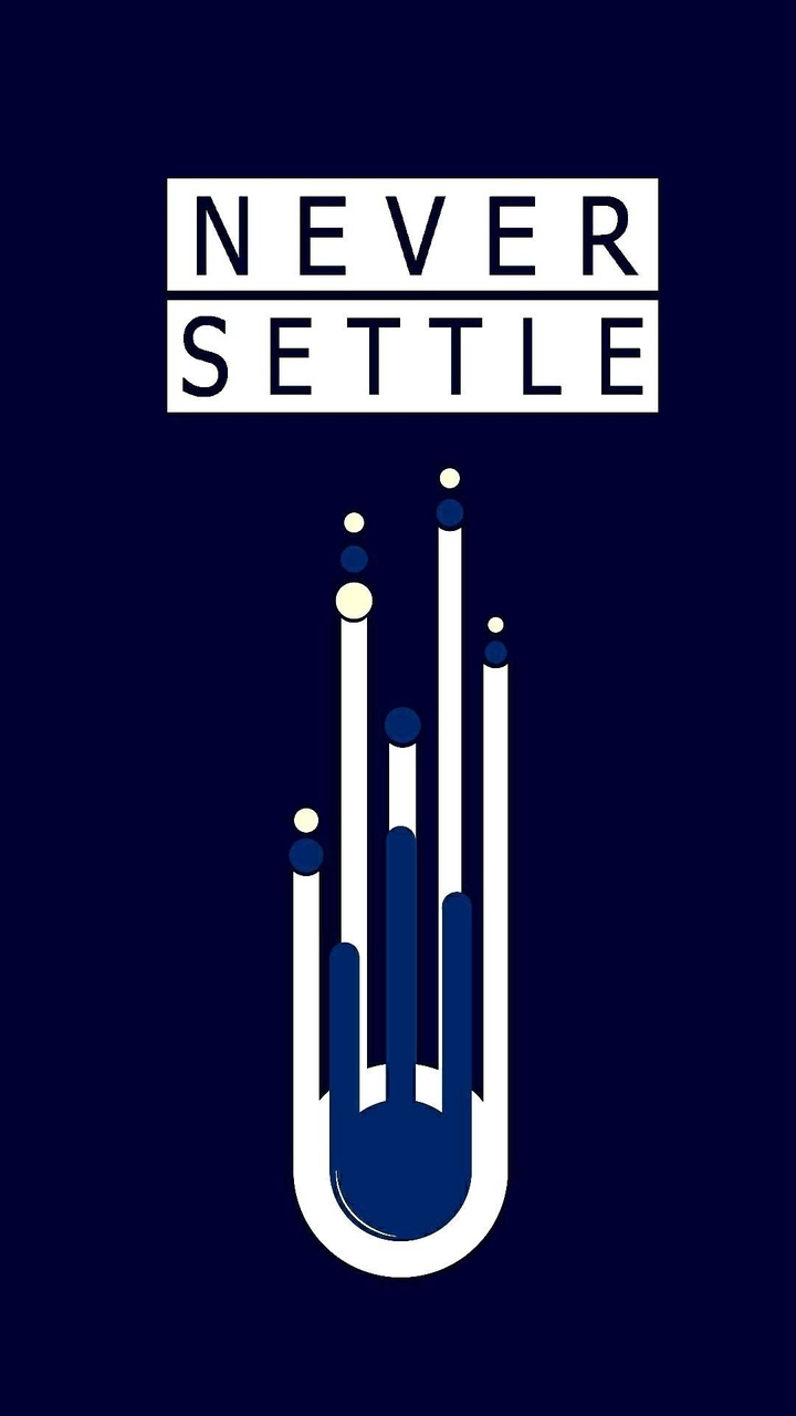 Never settle