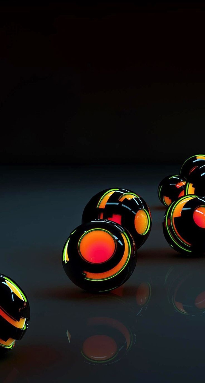 Colorful marbles