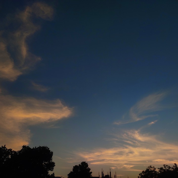 sunset evening