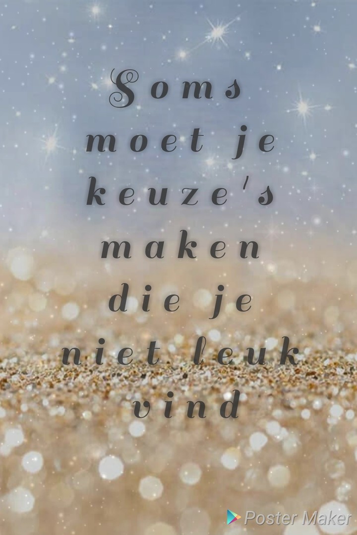 wat doe jij als je moeilijke keuze's moet maken