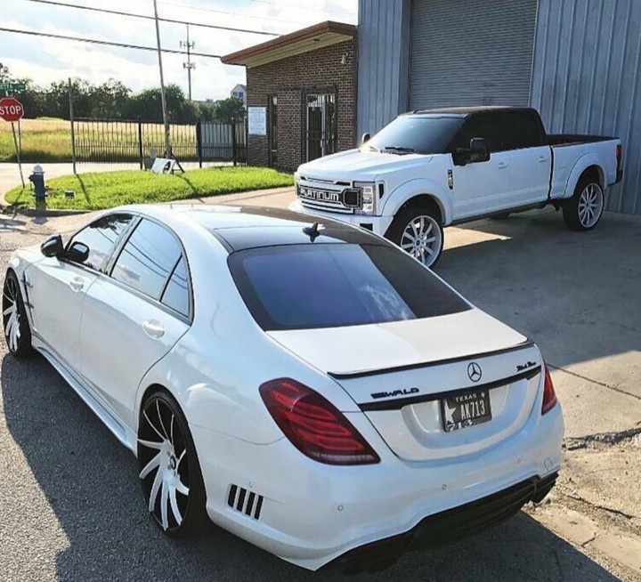 s class Mercedes-Benz white angel