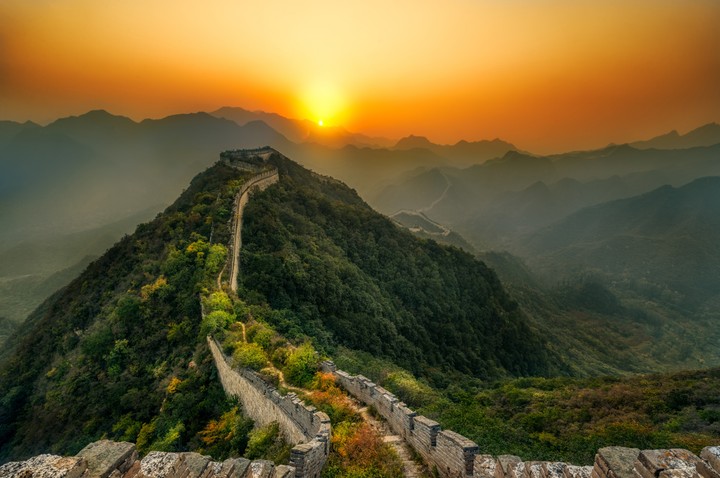 the Great wall of China